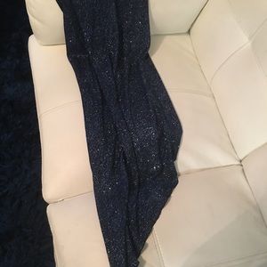 Strapless royal blue with breast definition drop